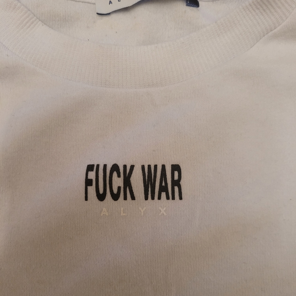 Alyx Fuck War T-shirt - Picture 2 of 5